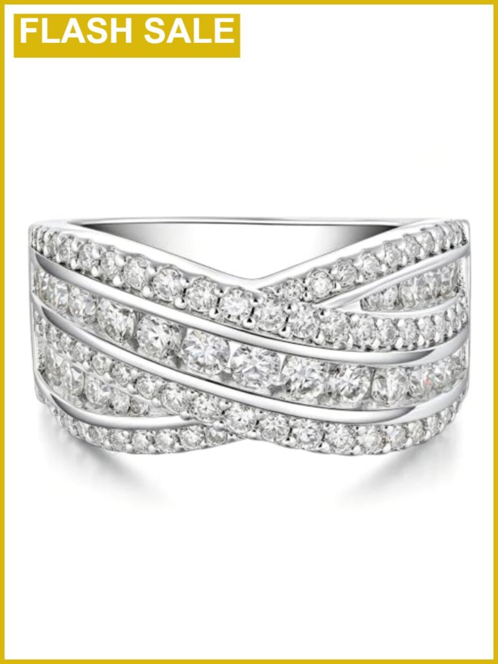 Moissanite Wedding Band Channel Set Round Cut Ring for Women Anniversary